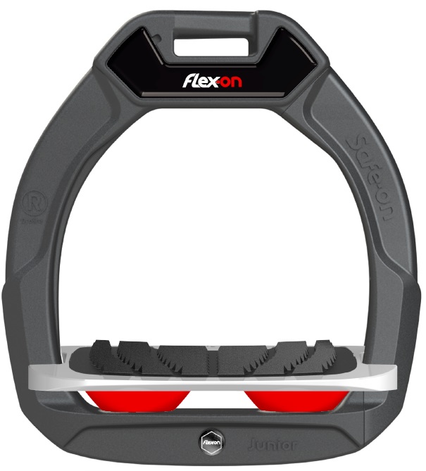 SAFE-ON  JUNIOR:  Flex-on’s brilliant safety stirrup for younger riders is now available !