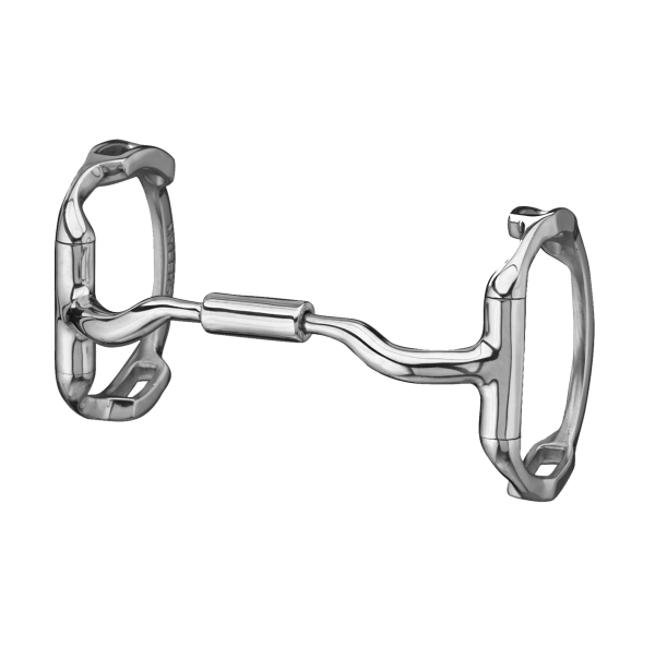30045  Eggbutt w/hooks   04 Low Port Comfort Snaffle,  5"